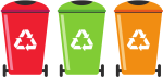 <h3>Recycling bins in rooms</h3>