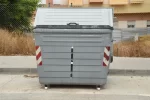 Front loader commercial waste bin