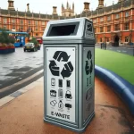 An e-waste bin in public.