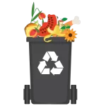 Compostable kitchen waste