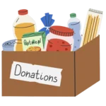 <h3>Donation of used items</h3>