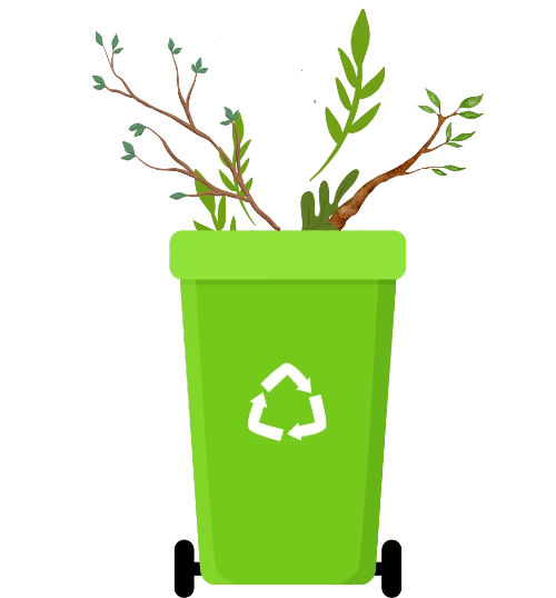 Garden waste bin