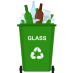 <h3>Glass recycling</h3>