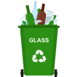 Glass Recycling Bin