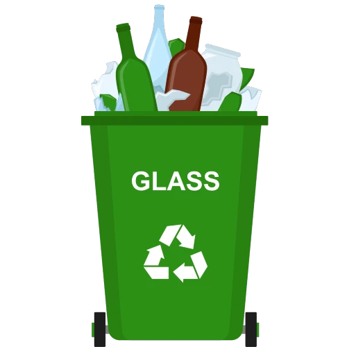 Glass Recycling Bin