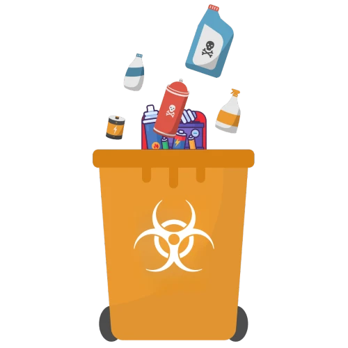 Hazardous Waste Bin
