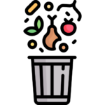 Food waste storage
