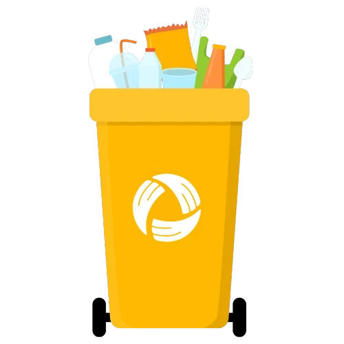 New mixed recycling bin