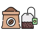 Coffee and teabags