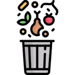 Food waste storage